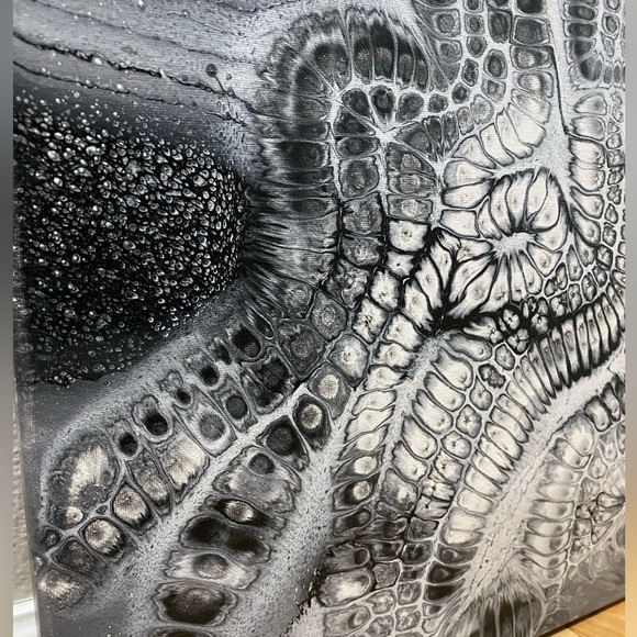 14” x 14” Original Acrylic Painting - Picture 3 of 8